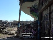 Preview 4 of Naughty fuck date with Melina May in abandoned former outdoor pool area! stevenshame.dating