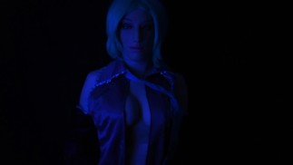 Silicone doll in hatsune miku cosplay fingering trailer