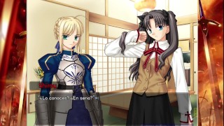 Playthrough Of Day 3 Part 1 Of Fate Stay Night In Spanish