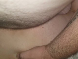 creampie, mature cougar, small tits, redhead