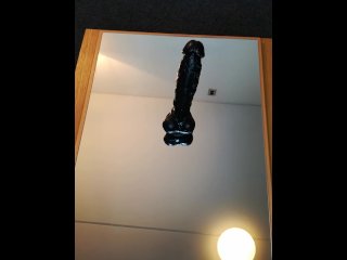 suck cock, sucking dick, solo male, vertical video