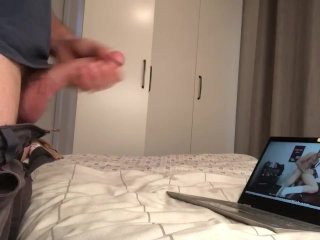 Huge cumshot , big dick , solo male