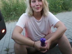 Mega SQUIRT aufm Bordstein!!!