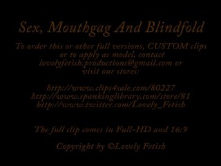 Sex, Gagball and Blindfold - 2ndCam - 23:12min