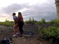 Публично трахнула своего мальчика на крыше заброшки - Screenshot 16 of 16 - Bdsm