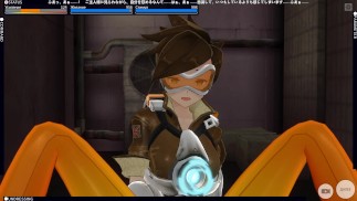 3D ХЕНТАЙ overwatch Трейсер мастурбирует и кончает