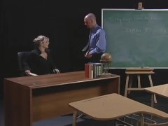 Video Busty Blonde School Girl Slut Rides Professor's Big Cock and Get Ass Stuffed