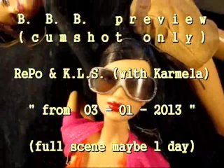 B.B.B. Preview: K.L.S. and RePo(with Karmela) from 2013 (cum Only) WMV with Solmo
