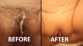 Milf nilabasan sa mabuhok na pussy, inahit ito, pagkatapos ay muling nilabasan sa pussy!