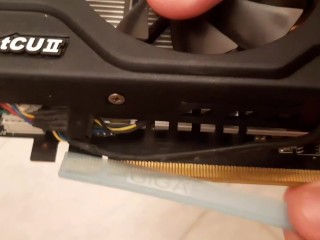 GPU Sex - Graphics Card Handjob Cumshot