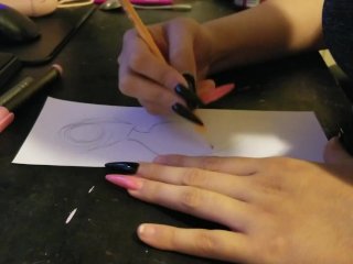 kink, drawing hentai, babe, nude drawing
