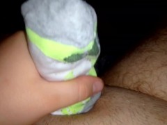 I fuck stepsister's sneaker socks