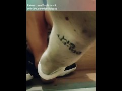 My stepsisters dirty socks I wore.. It smells like cheese! - Screenshot 7 of 16 - Dirty Socks