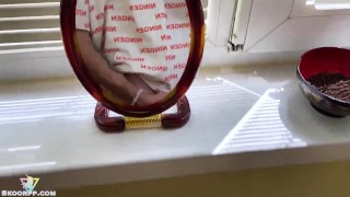 I Jerk Off My Dick And Gush Over Myself In The Mirror