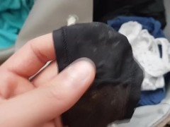 Found dirty panties in step sister laundry