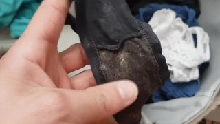 In Step Sister's Laundry I Discovered Dirty Panties