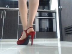 me new red heels