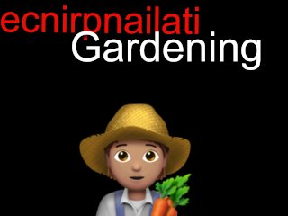 60fps, ebony, solo male, gardening