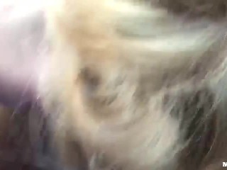 Public parking blowjob in the car outsidethe mall - Mya Quinn