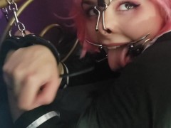 Video Little tied up & gagged anime anal whore gets ravaged by toys and fists