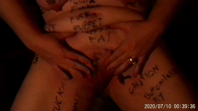 A Sloppy, Flappy Fuck Meat Show - BBW Whale Transgender Man Shows Off Fat Body, Cunt, Tits, and Ass