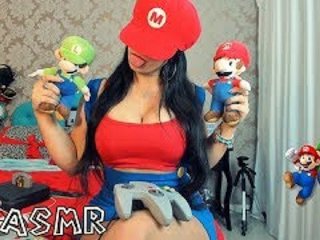 SFW ASMR ❤️ Cosplay Mario Bros Nintendo ❤️ ASMR Tapping ❤️