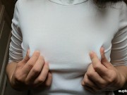 Preview 6 of Hard Nipples Poking Through Shirt