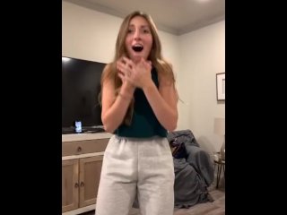 anal, blonde, solo female, reaction