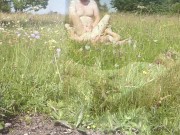 Preview 3 of Amateur couple's outdoor tantric meditation gets out of hand