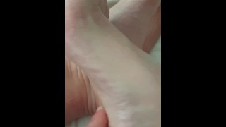Massagem sensual nos pés