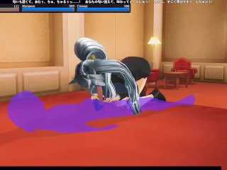 3D HENTAIRedhead Stepsister Rides_a Dildo