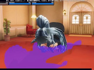 3D HENTAI redhead sister rides a dildo