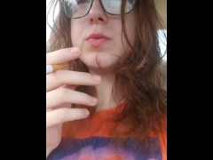 Smoking in the car 