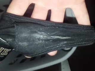 amateur, thong, unterhose, dirty panties