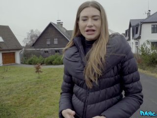 Public Agent - Hot Chick Tasty Stacey Gets Her Pussy Wet And Gets Paid