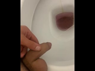 Sexy guy pissing
