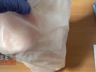 Unboxing new pussy toy