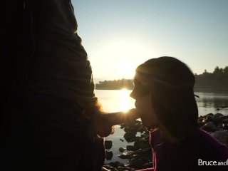 SUNRISESEX - Public Fucking, BJ & Piss Play for_Petite Cutie