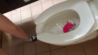 Panty Pink Poop-N-Flush