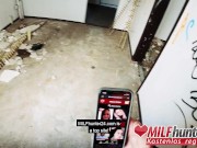 Preview 3 of MILF Hunter nails skinny MILF Vicky Hundt in an abandoned place! milfhunter24