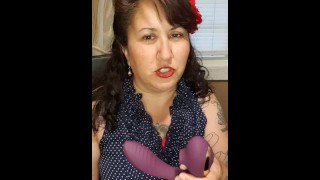 Unedited Tracysdog Dildo Double Stimulation Pussy Clit Sucking Fucking Vibrating Review