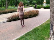Preview 3 of Risky flashing in public park