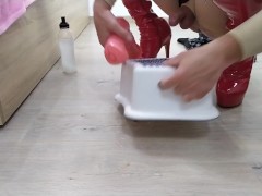 Horse Dildo Full In Ass