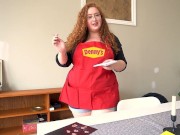 Busty MILF Denny's makes Virgin Scramble her Eggs with ...