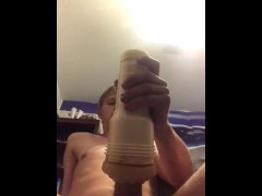 Self fucking with flesh light