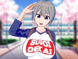 Anime College Girl Uzaki-chan wants to Titty Fuck you