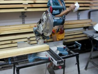 DIY Bed #0 - Sexy Girl Replace the_Blade on a_Miter Saw