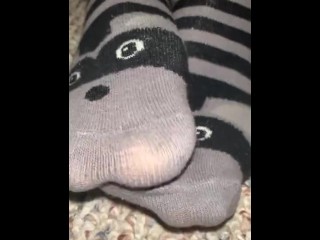 Teen in Cute Socks