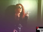 Preview 6 of Jizzabelle Trash SMOKING in Leather