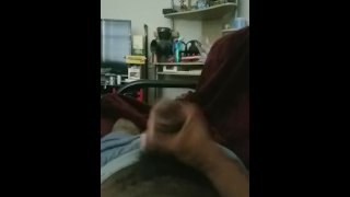 Un dom haciendo algo para su gatito